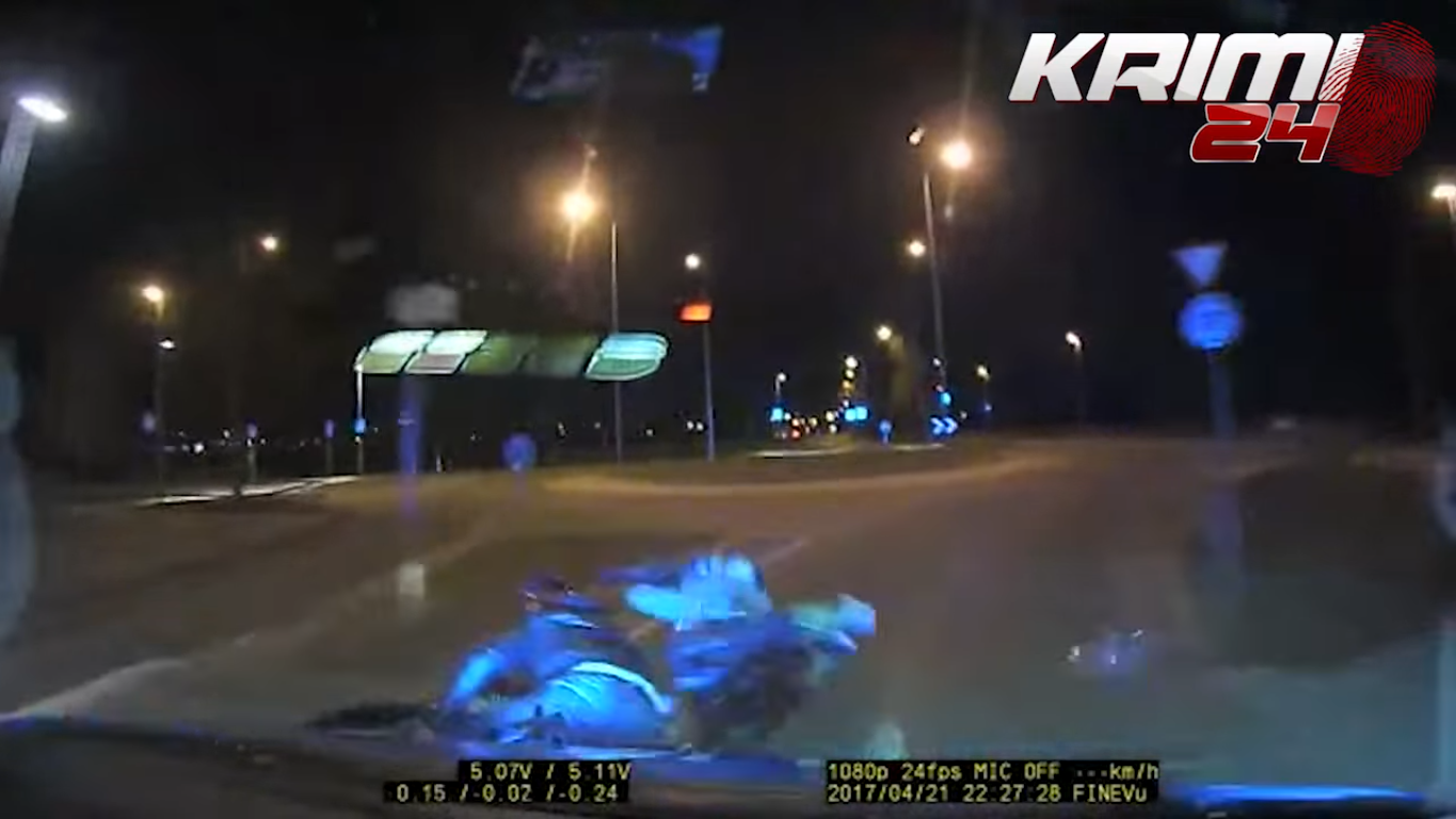 Watch Estonian Police End a Bike Chase—the Fast Way
