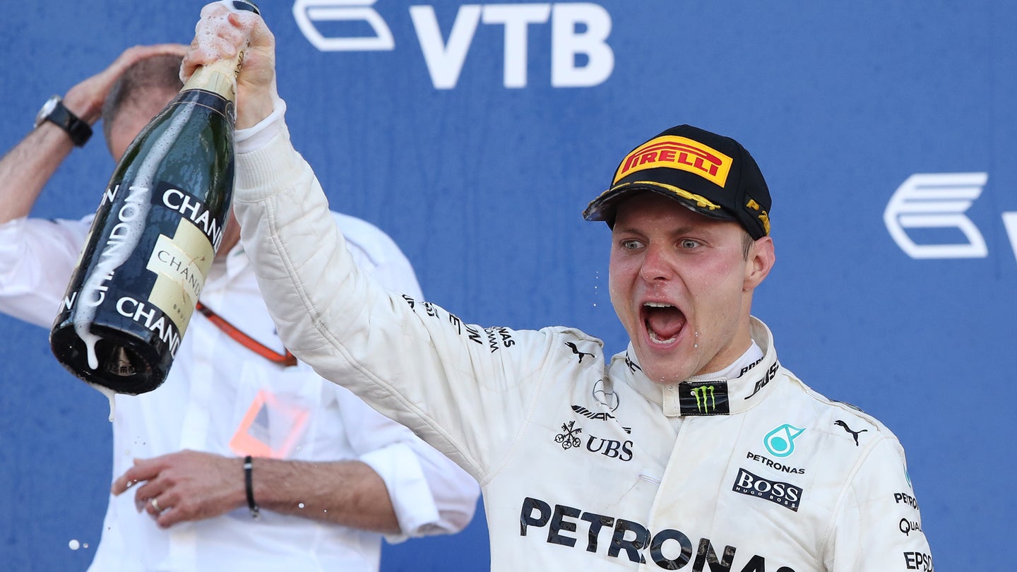 Bottas Steals Russian Grand Prix from Ferrari, Scores First Formula One Victory