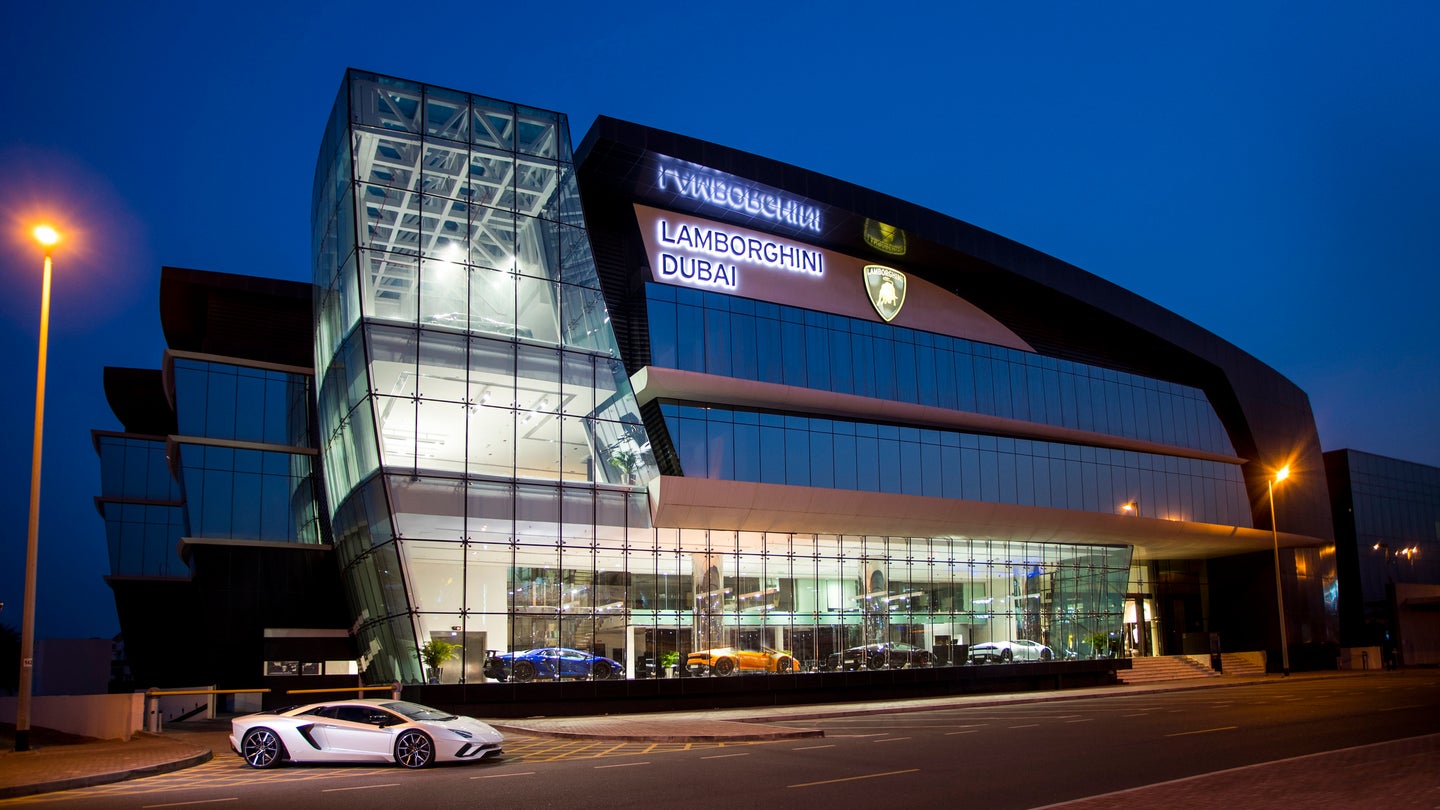 Largest Lamborghini Dealership on Earth Built in Dubai