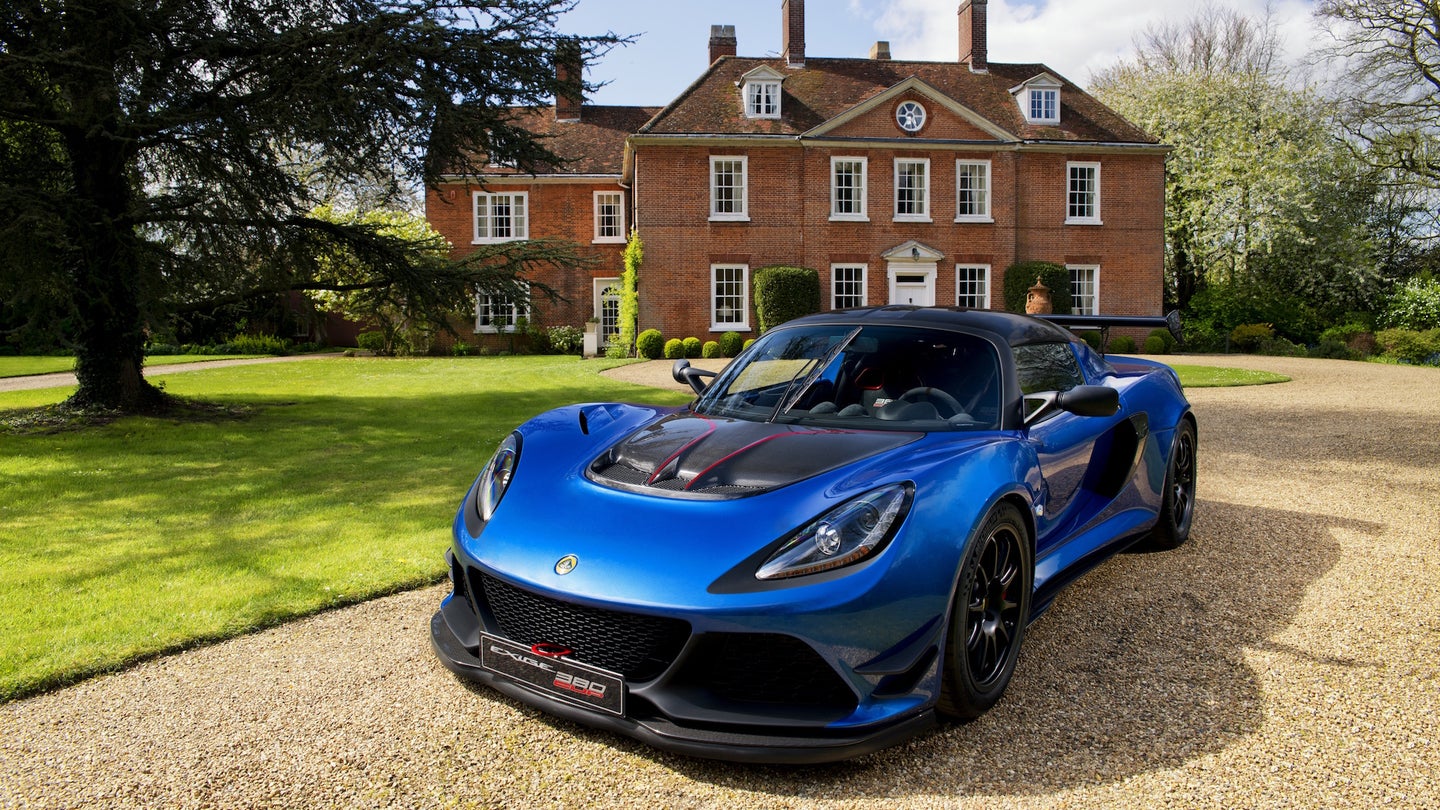 The Lotus Exige Cup 380 Is a Slightly Lighter and Quicker Exige