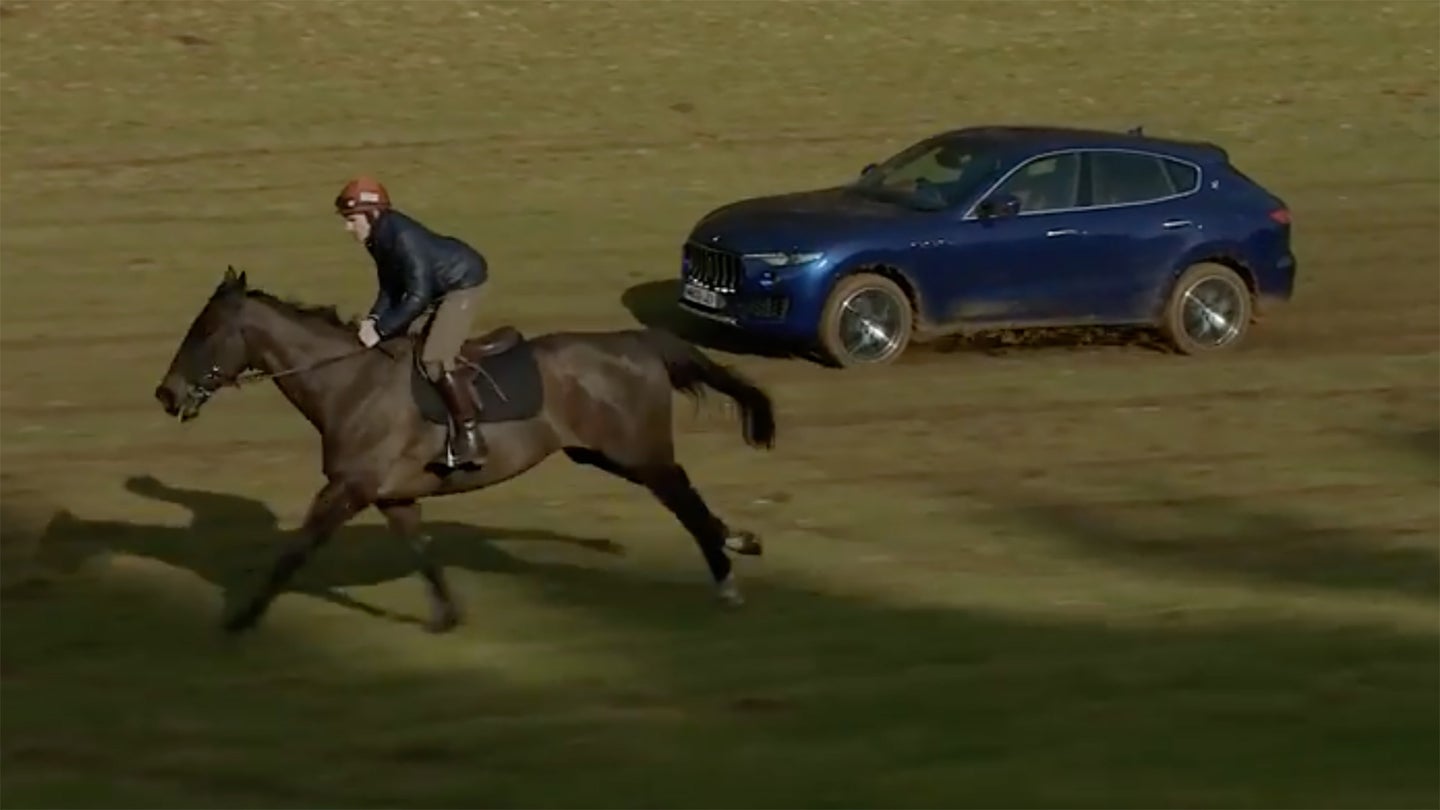 Maserati Pits Levante Against Horse in the “Ultimate Challenge”