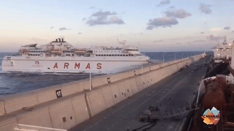 Watch This Giant Ocean Ferry Crash Straight Into a Sea Wall