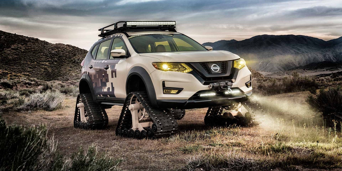 Nissan Builds Tracked 2017 Rogue Concept for New York Auto Show