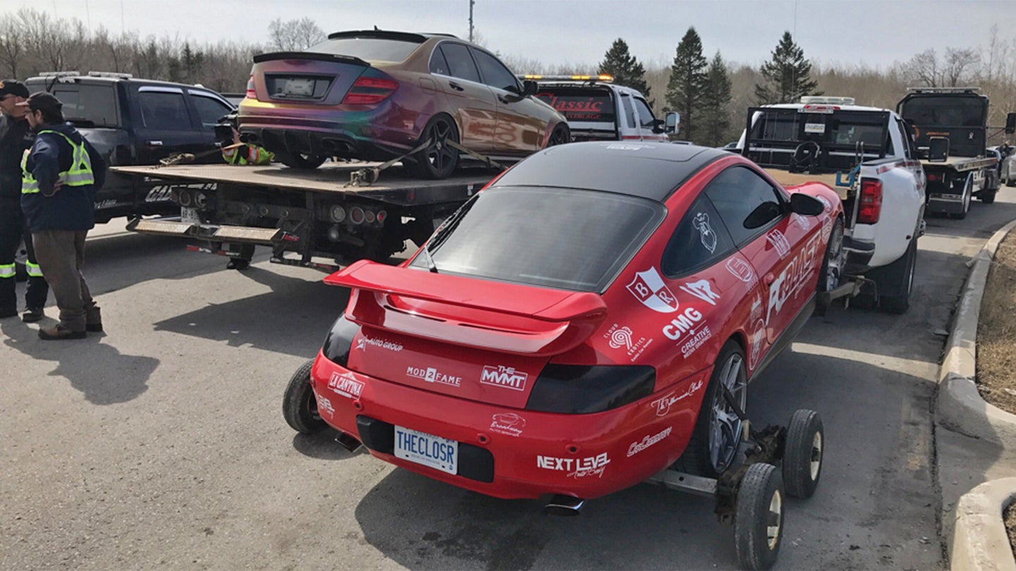 12 High-End Sports Cars Impounded for “Stunt Driving” in Canada
