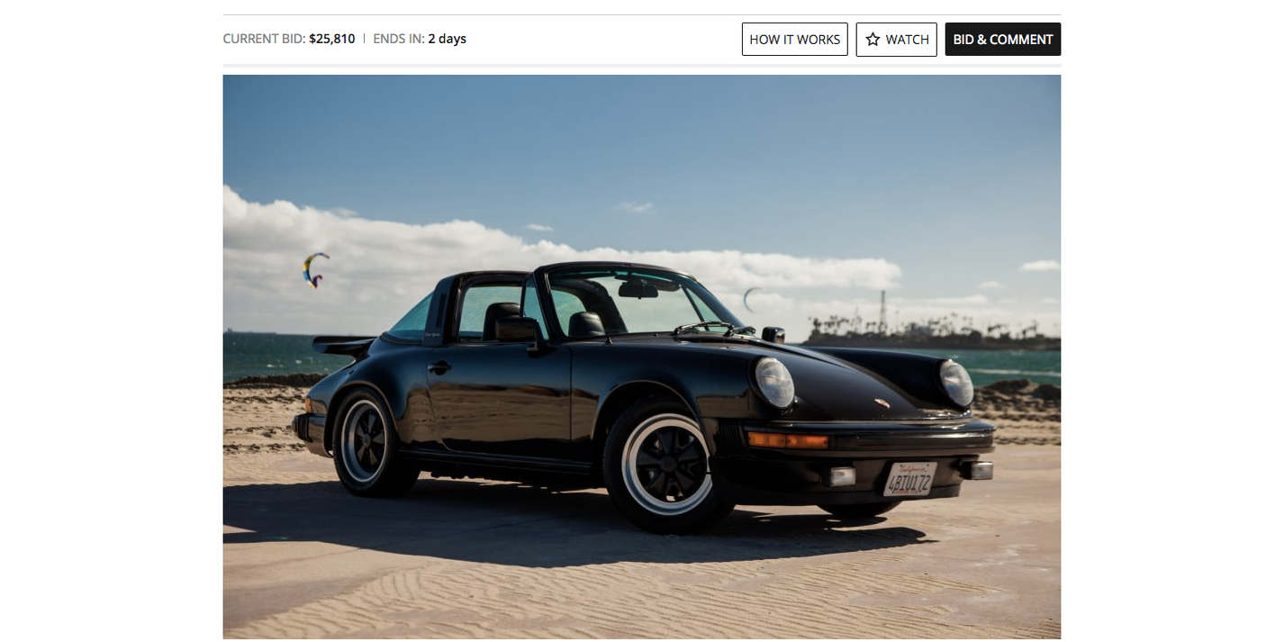 There’s a 202,000 Mile Air-Cooled Porsche Targa on Bring a Trailer