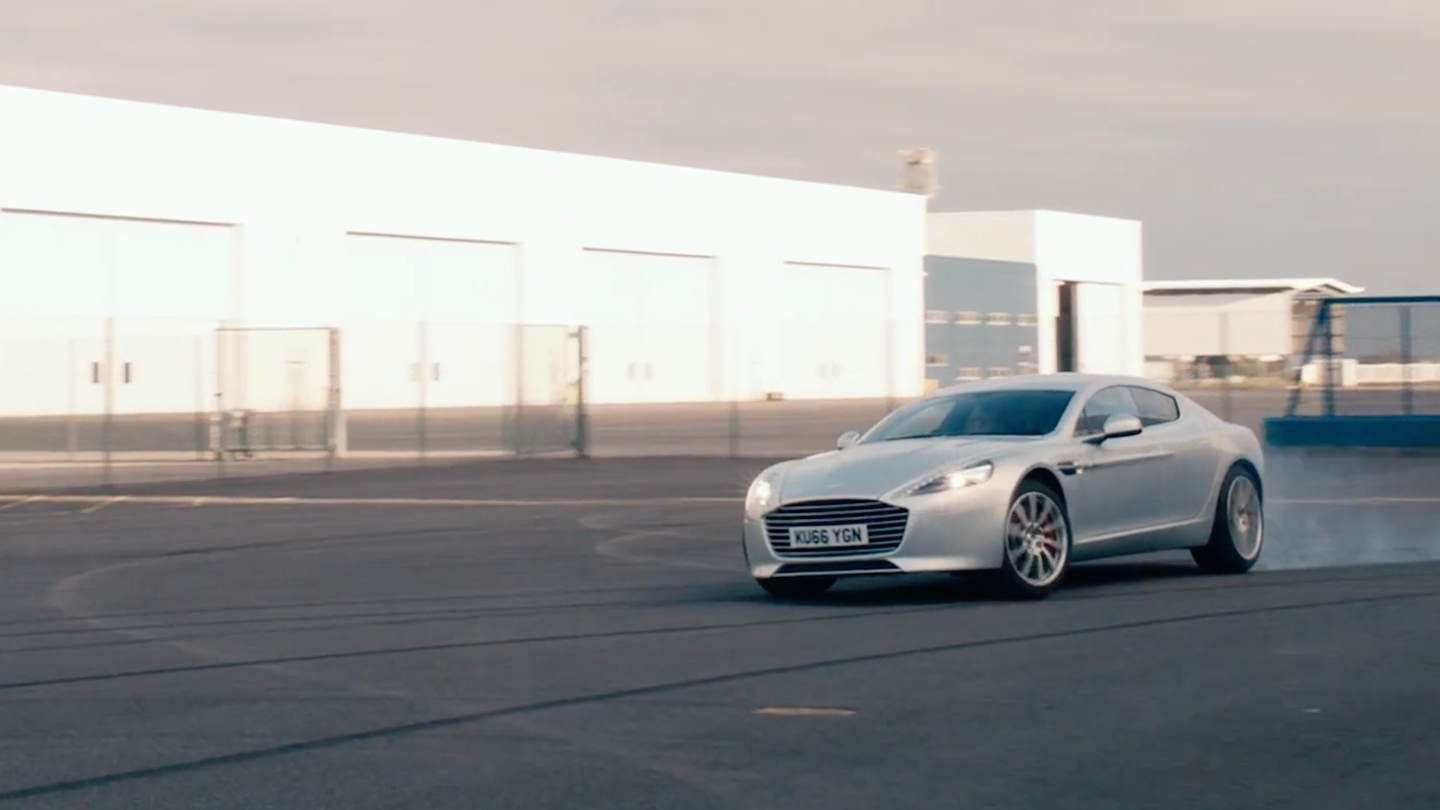 Here’s $83 Million Worth of Aston Martins Drifting and Doing Donuts