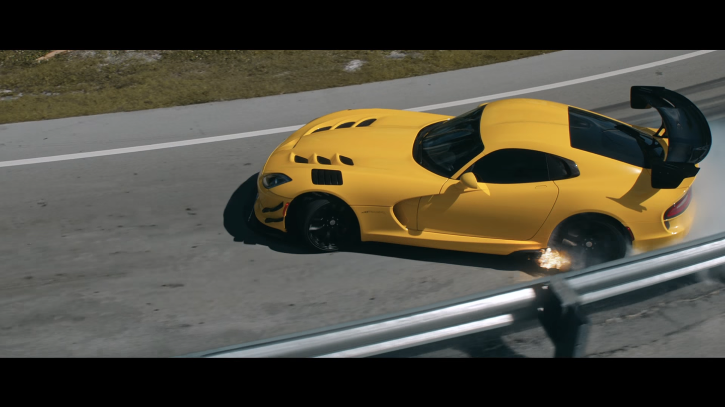 This Dodge Viper Short Film is Full of Action and Flames