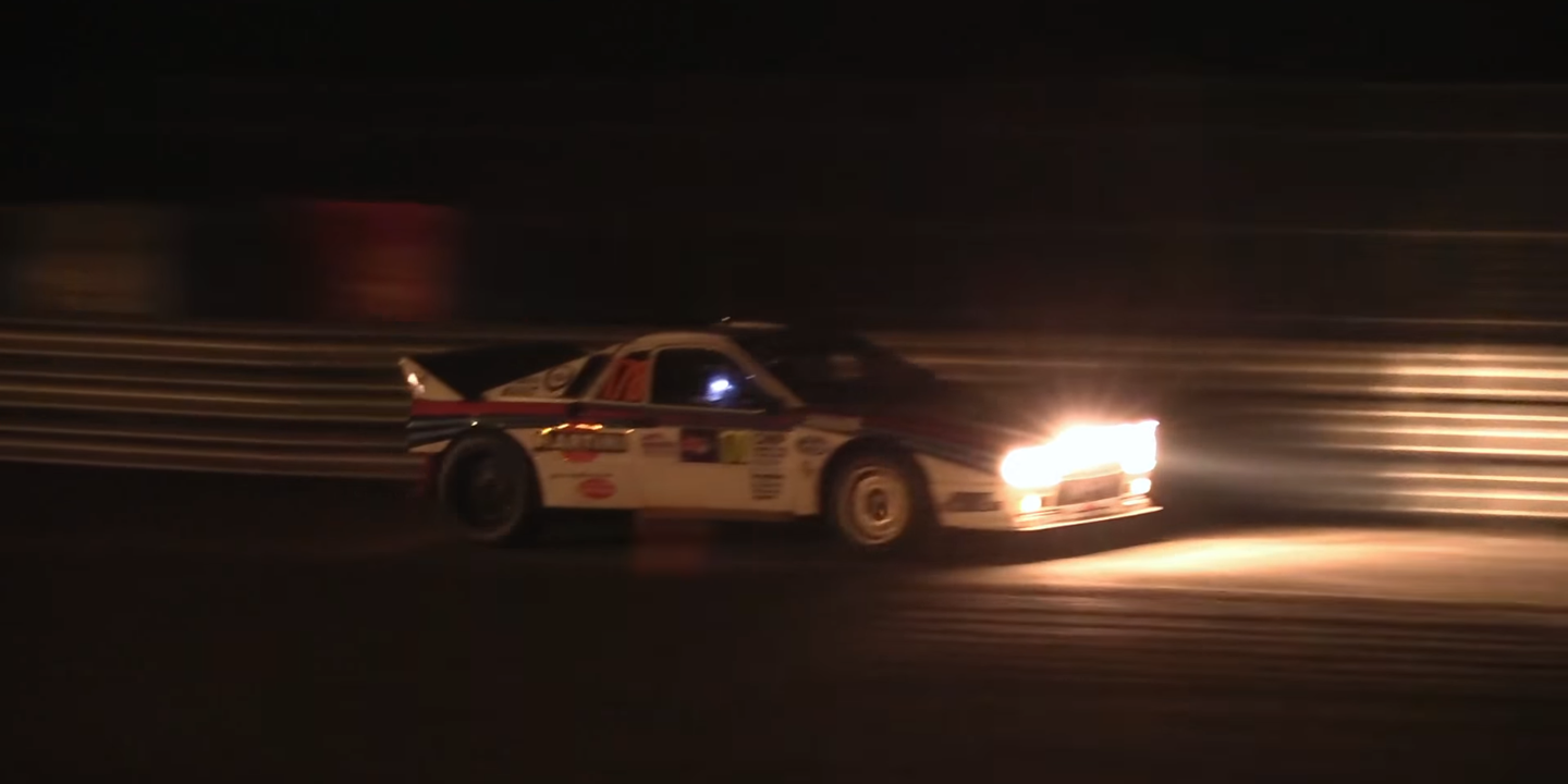 Watch These Vintage Racers Blast Through Monza at Night