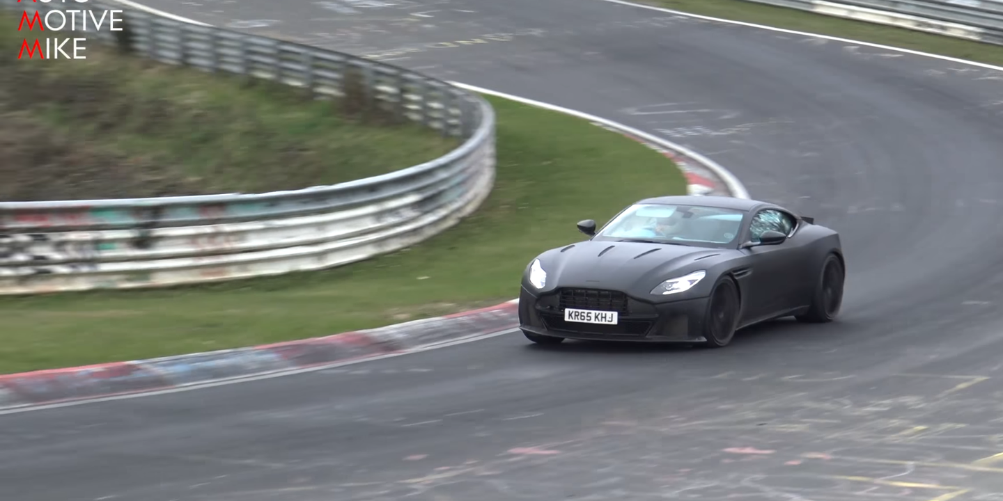 Aston Martin Tests Hotted-Up DB11 at the Nürburgring