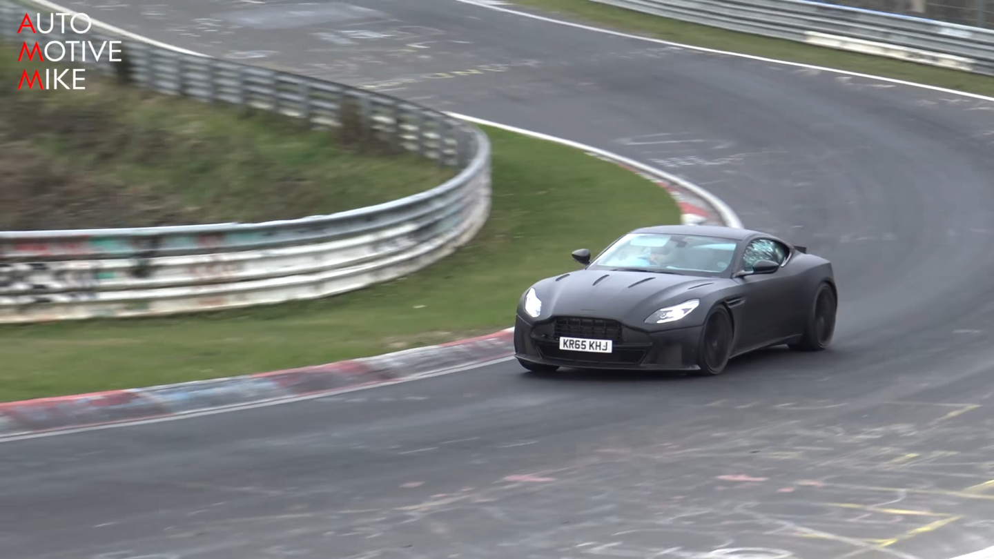 Aston Martin Tests Hotted-Up DB11 at the Nürburgring
