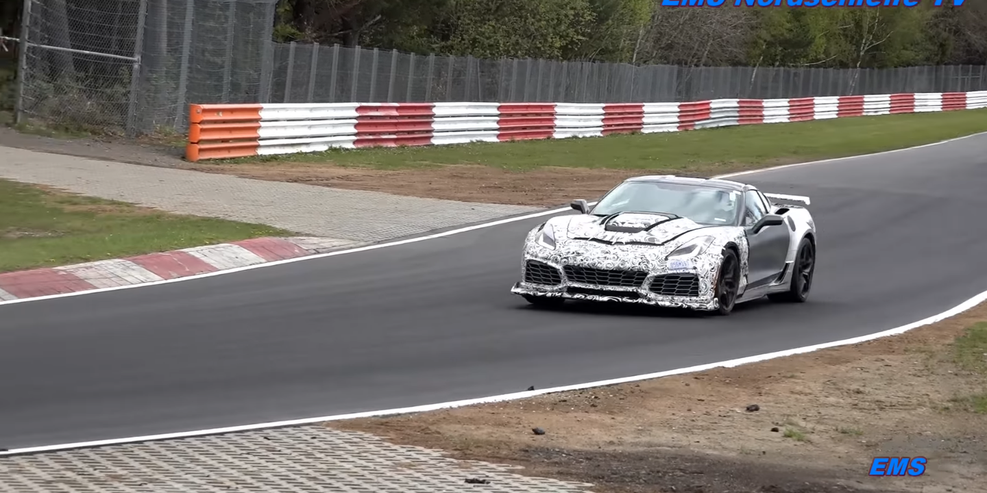 Watch The Chevrolet Corvette ZR1 Prototype Attack the Nürburgring