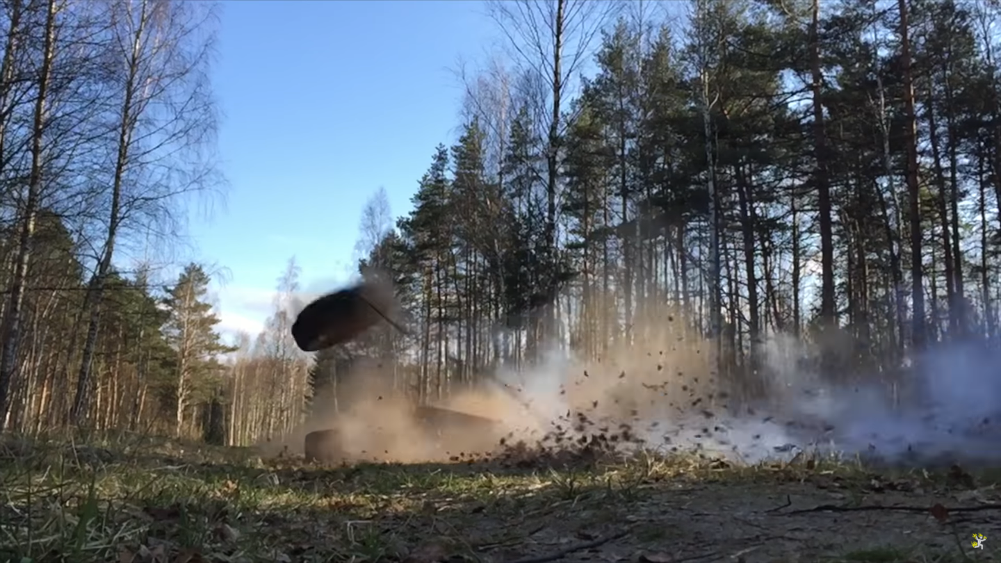 Watch What Happens When You Fill a Tire to 220 PSI