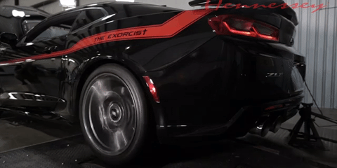 Watch Hennessey’s “Exorcist” 1,000-HP Chevy Camaro ZL1 Scream On the Dyno