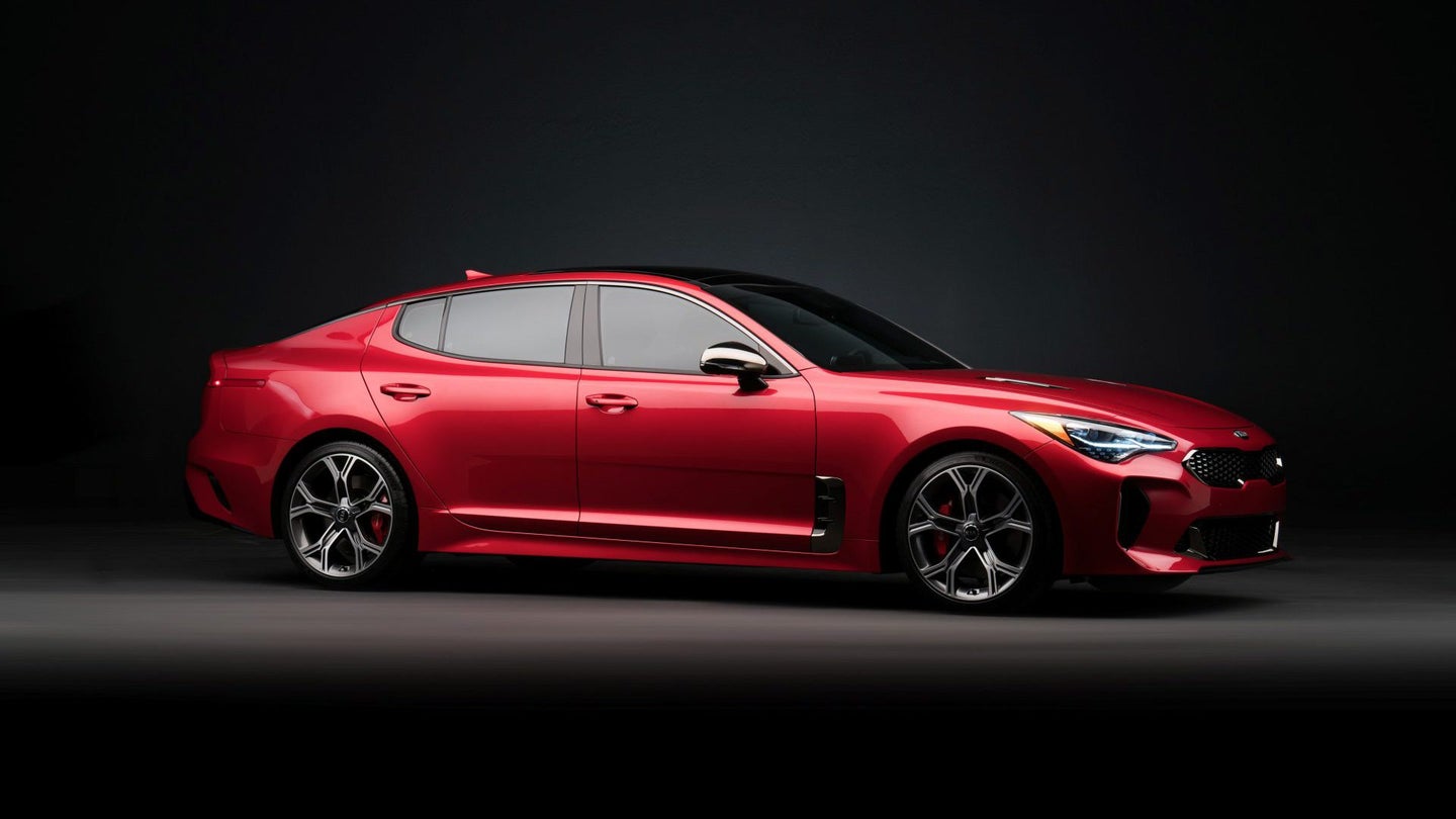 Listen to the 2018 Kia Stinger Rev Its Heart Out