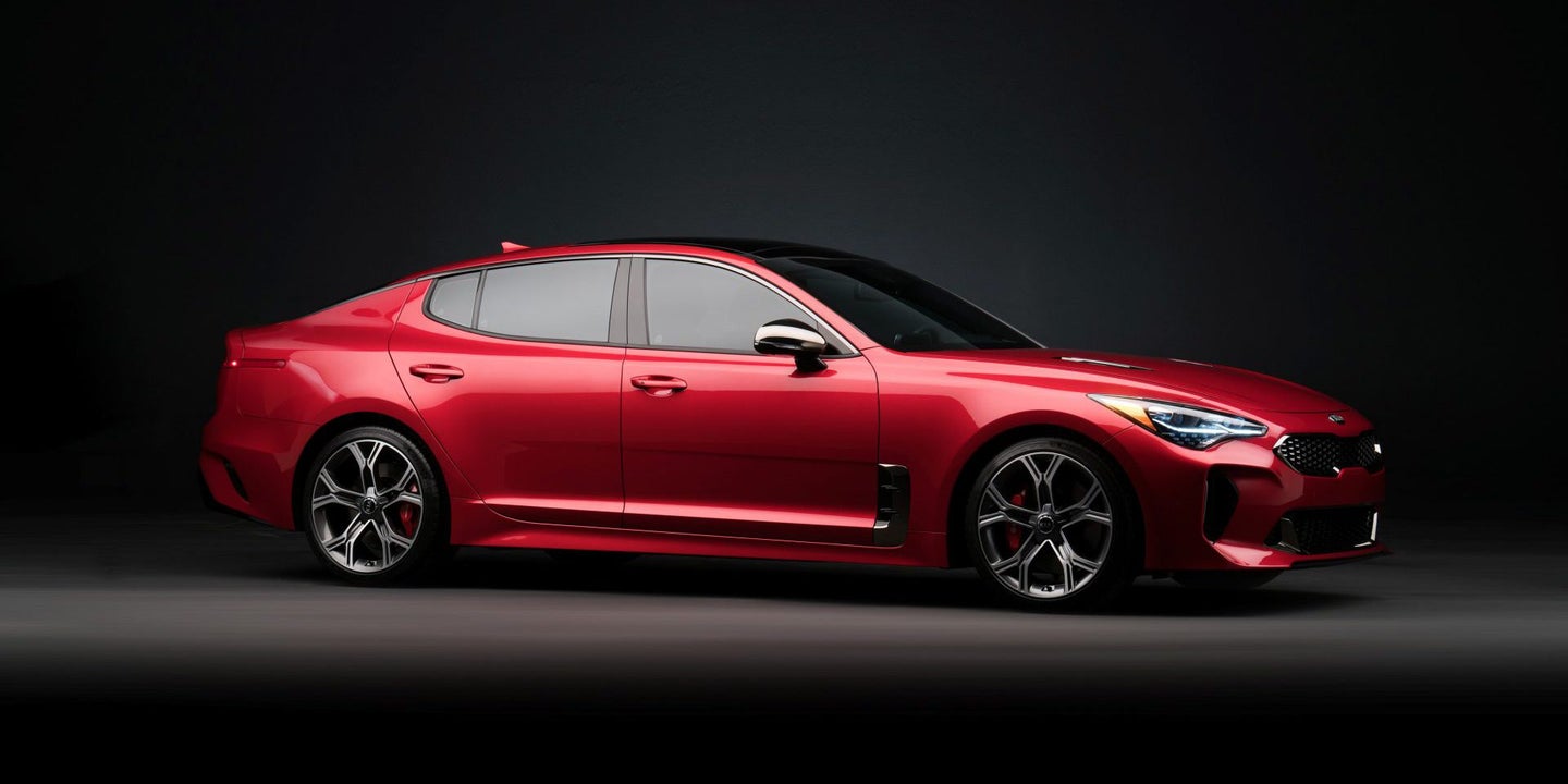 Listen to the 2018 Kia Stinger Rev Its Heart Out