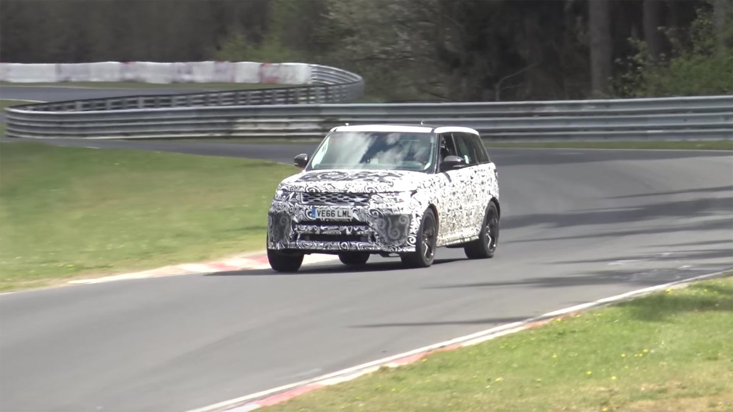 Listen to This 2018 Range Rover Sport SVR Scream Around the Nurburgring