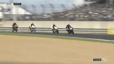 Oil on Track Takes Out Half the Field In Wild Le Mans MotoGP Crash