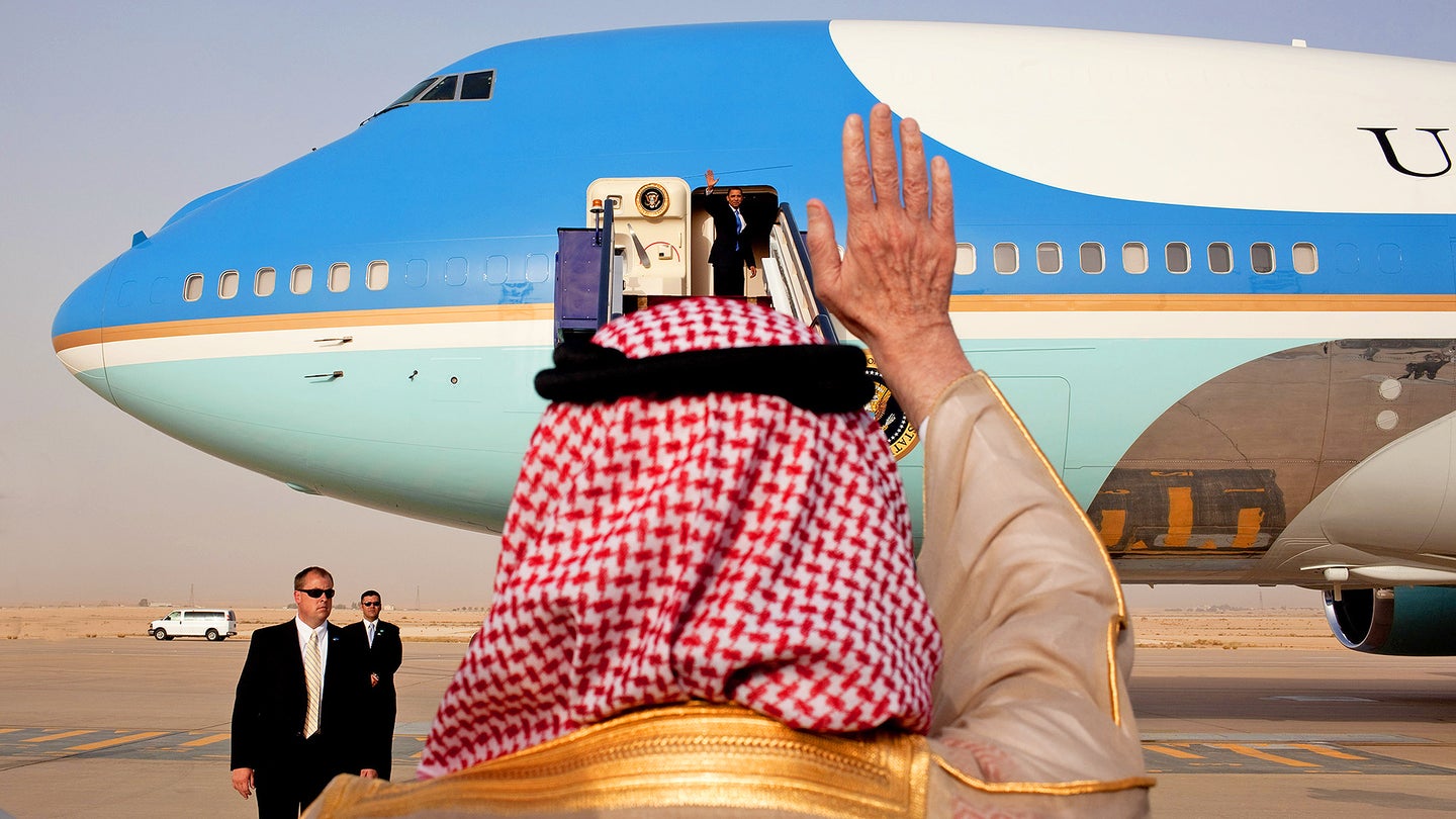 Air Force One May Make Historic First Direct Saudi Arabia To Israel Flight