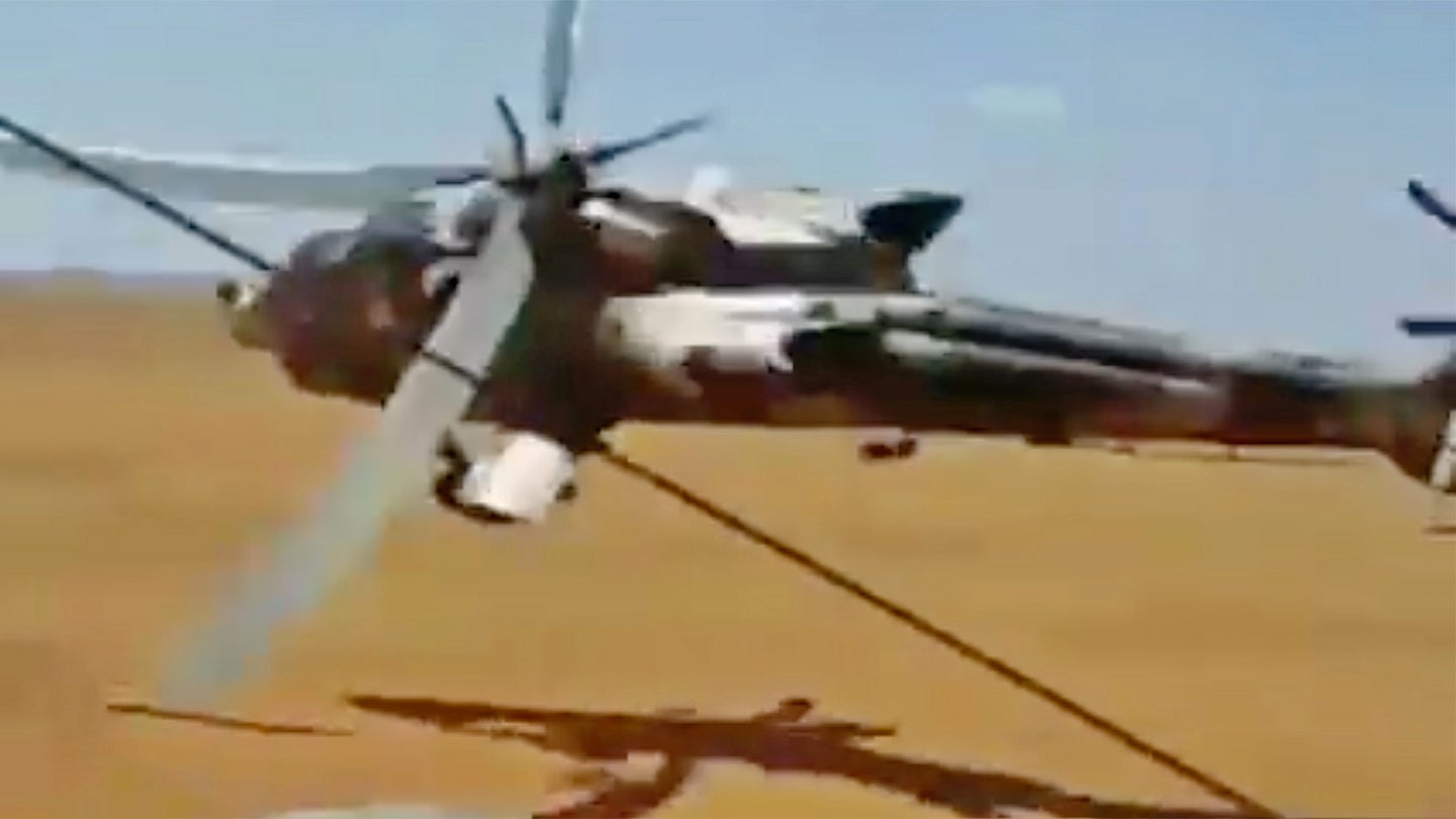 This Low Pass By A South African Rooivalk Attack Chopper Is Totally Nuts