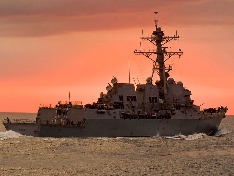 US Destroyer Just Made A Near Pass On One Of Beijing’s South China Sea Outposts