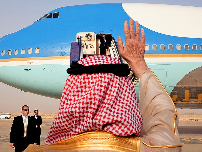 Air Force One May Make Historic First Direct Saudi Arabia To Israel Flight