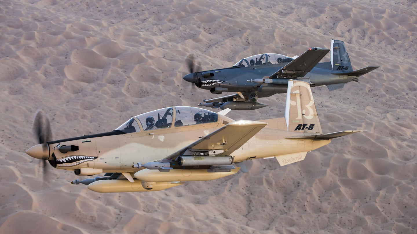 Three Planes Will Square Off in the USAF&#8217;s Light Attack Experiment