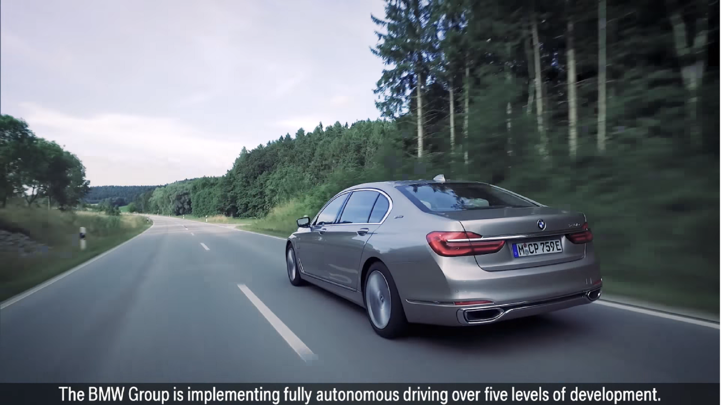 Watch BMW Explain the Five Levels of Autonomous Driving