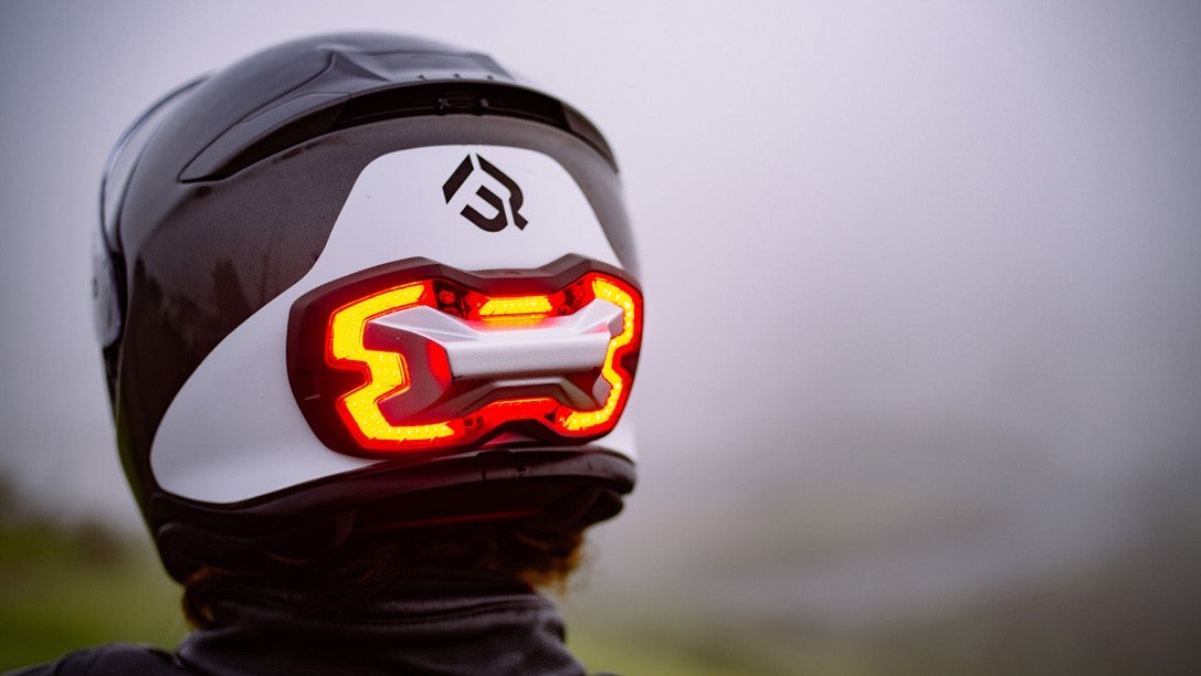 BrakeFree Motorcycle Helmet Brake Light Helps Riders Be Seen