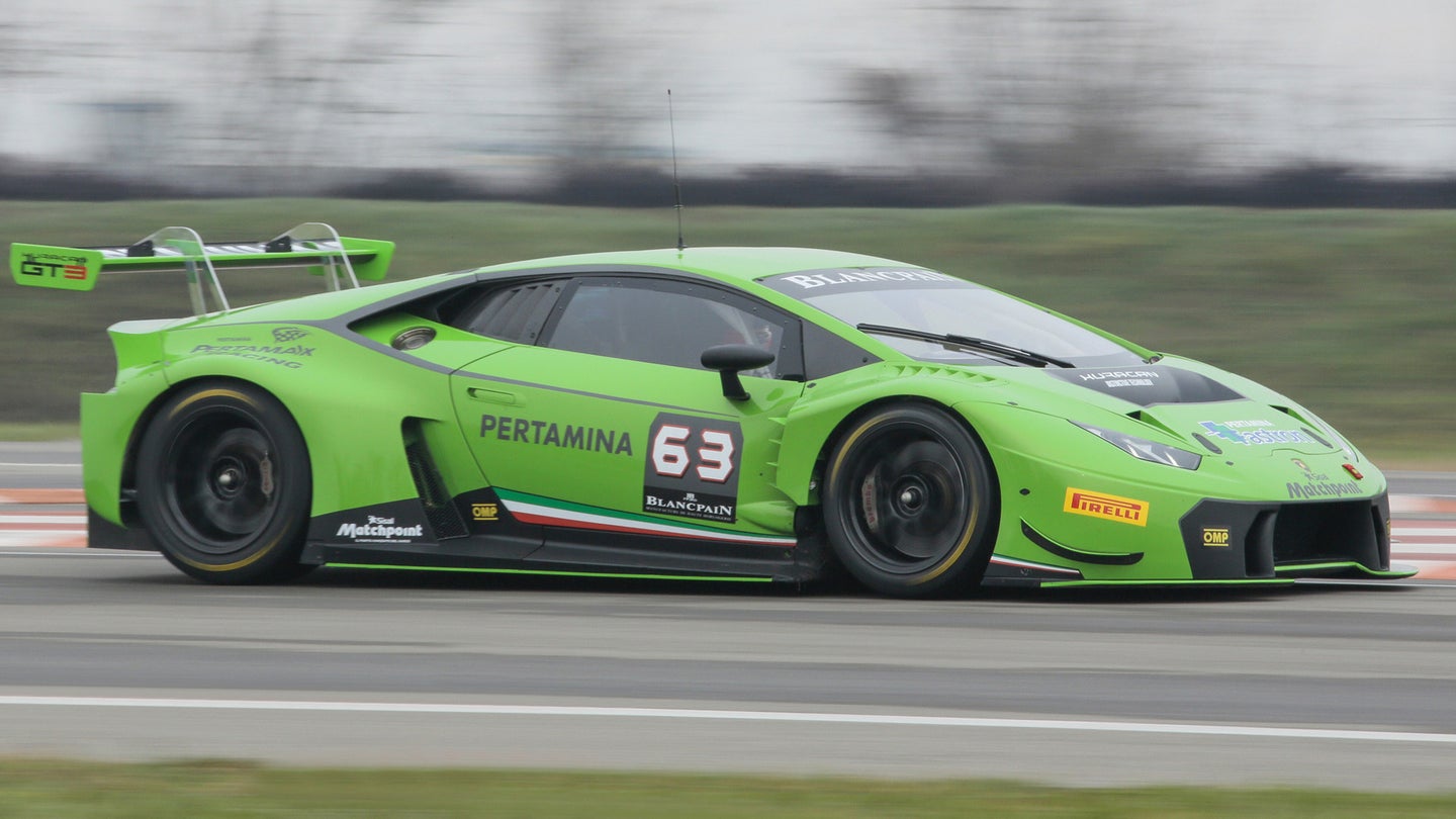 Lamborghini Huracan GT3 Wins Third Race in a Row in Blancpain GT Series
