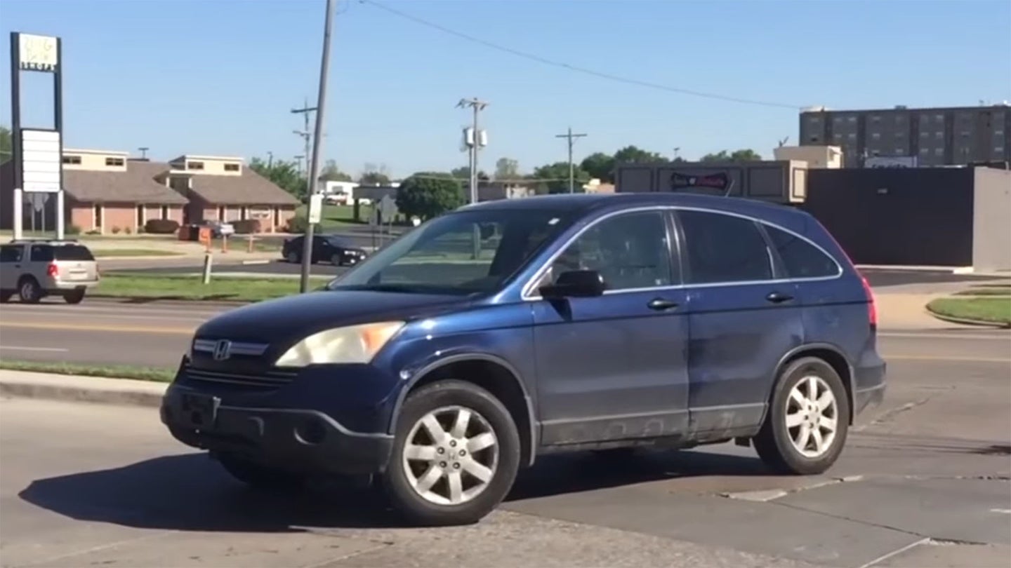Infamous &#8216;CR-V Lady&#8217; Loses License, Still Driving (Terribly) Around Topeka