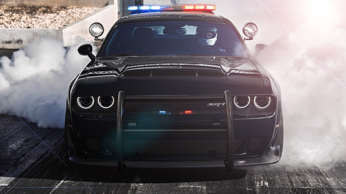 Dodge Challenger SRT Demon Police Concept Is a Cop’s Dream Car