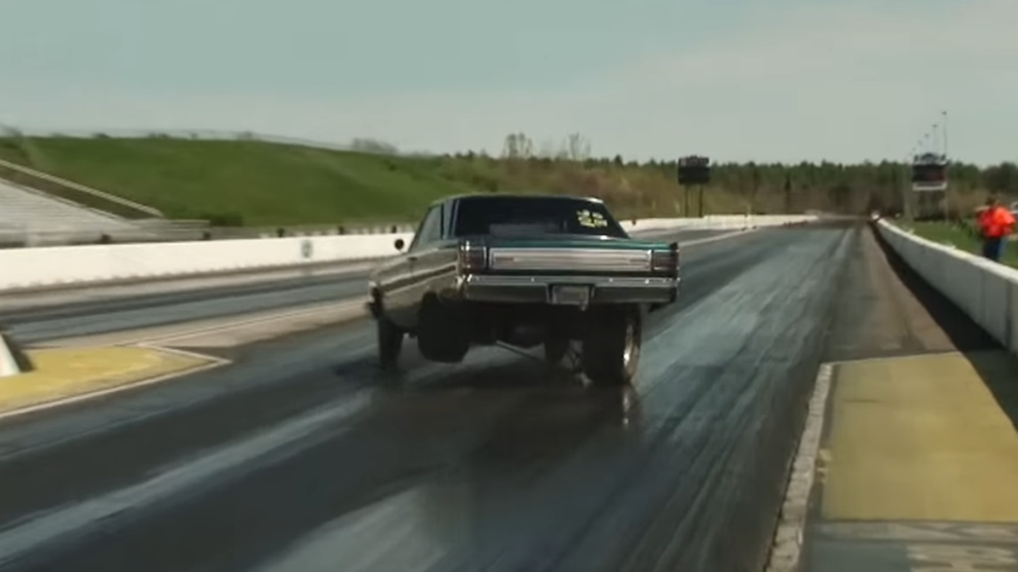 Watch The Rear Axle Implode On This Plymouth Belvedere Drag Car