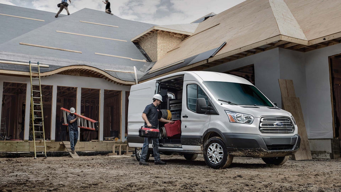 Watch a Contractor Break into a Ford Transit Van in Seconds