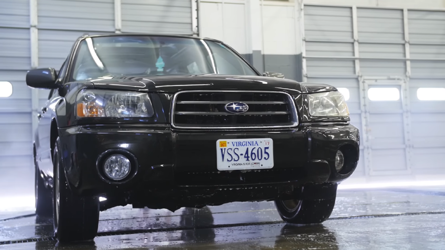 Watch a 200,000 Mile Subaru Forester Get Detailed