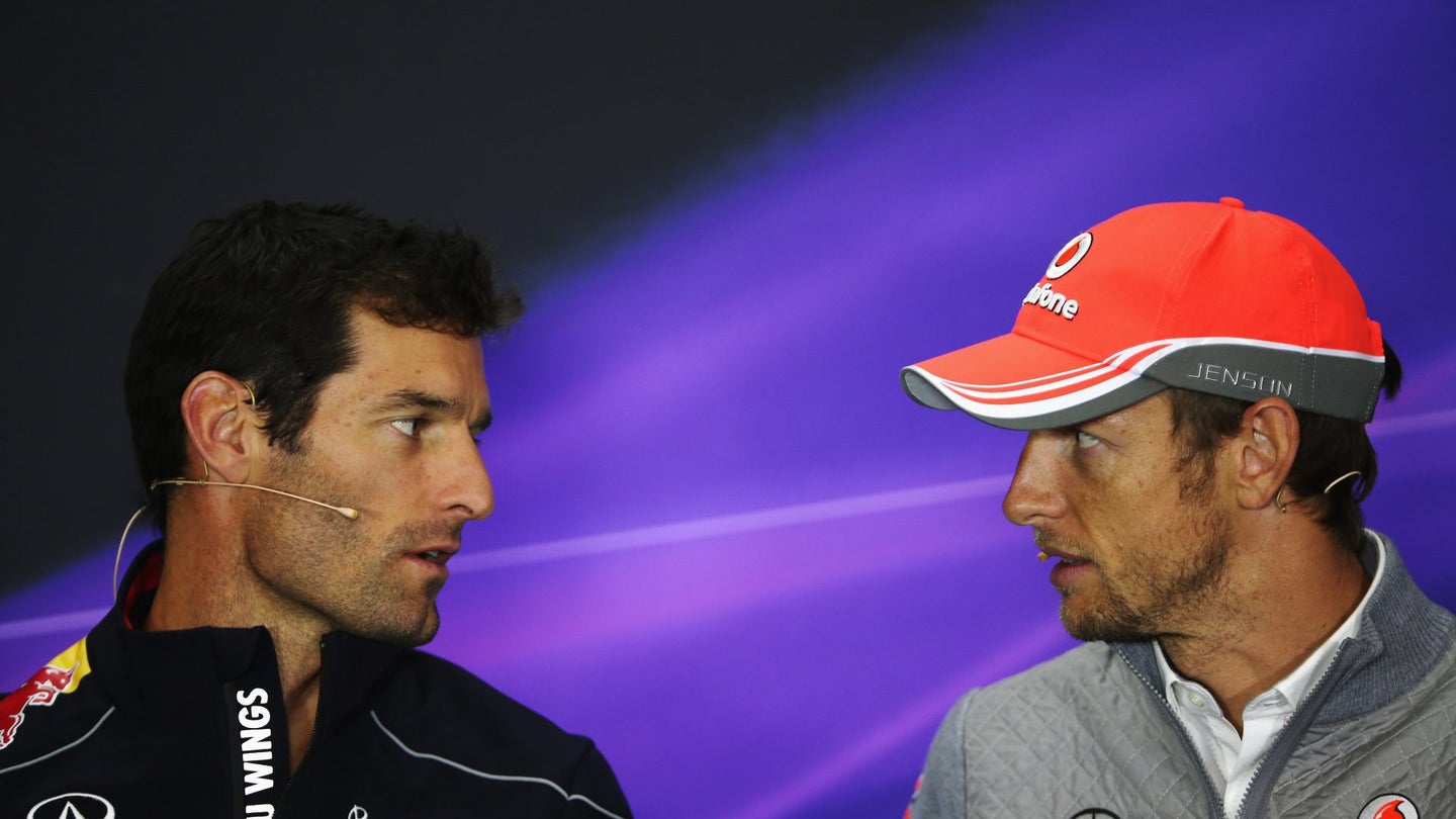 Mark Webber Throws Serious Shade at Jenson Button