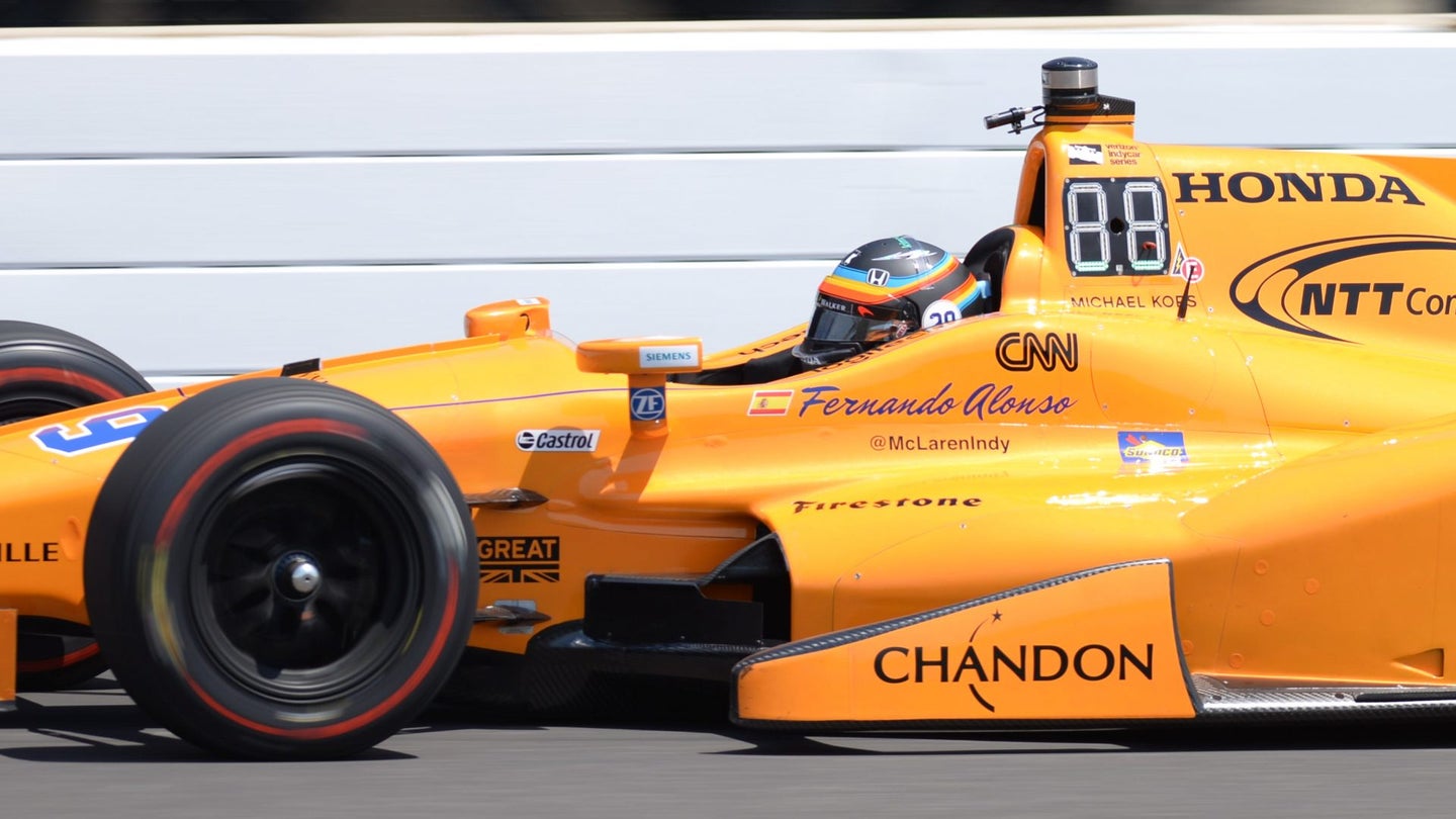 Alonso Is Fastest Rookie at Indy 500 Practice