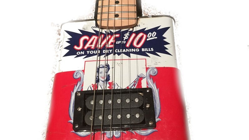 You Can Buy an Electric Guitar Made from a Vintage Oil Can