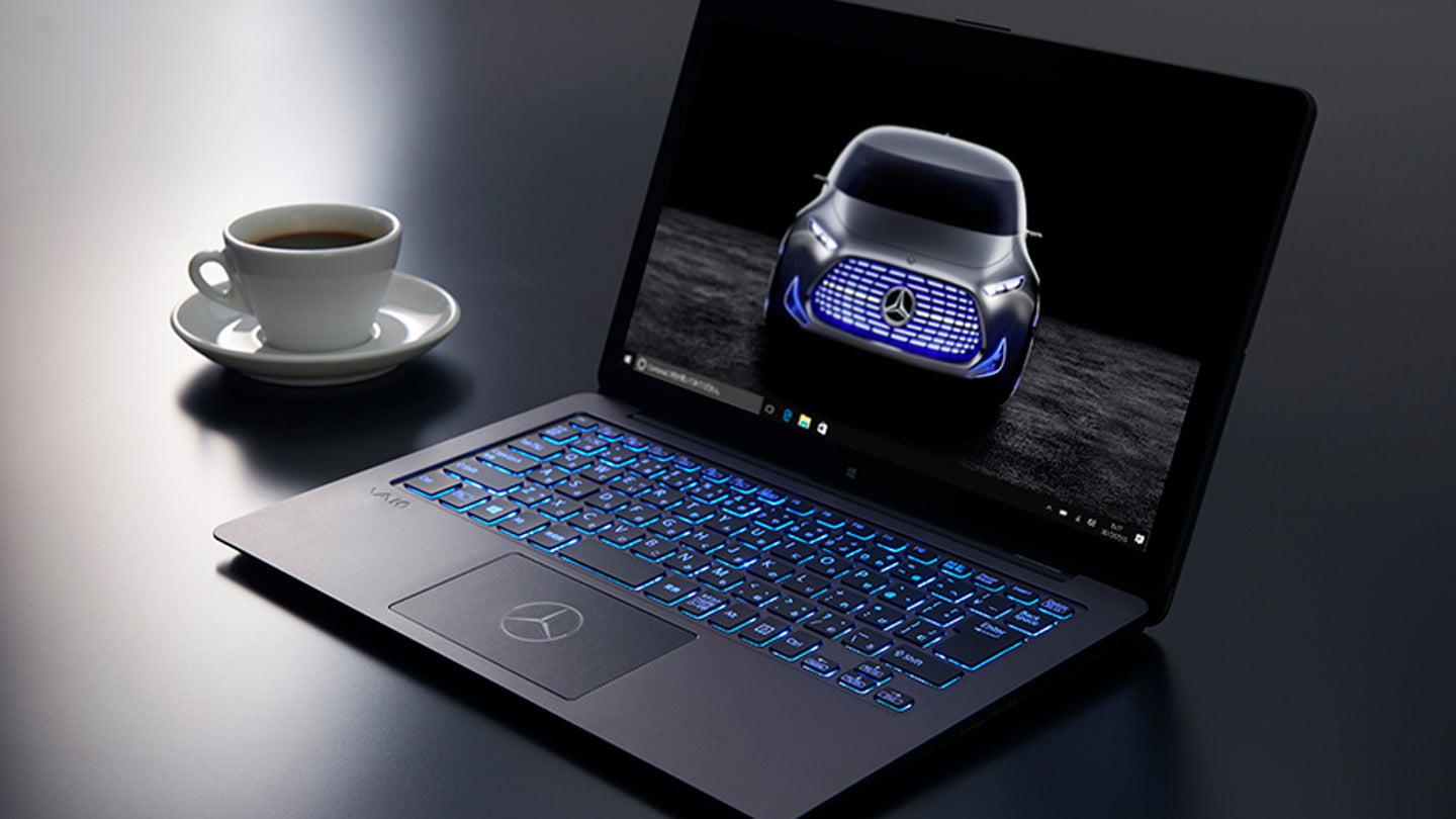 Mercedes-Benz, VAIO Team Up to Give This Laptop Engine Sound Effects