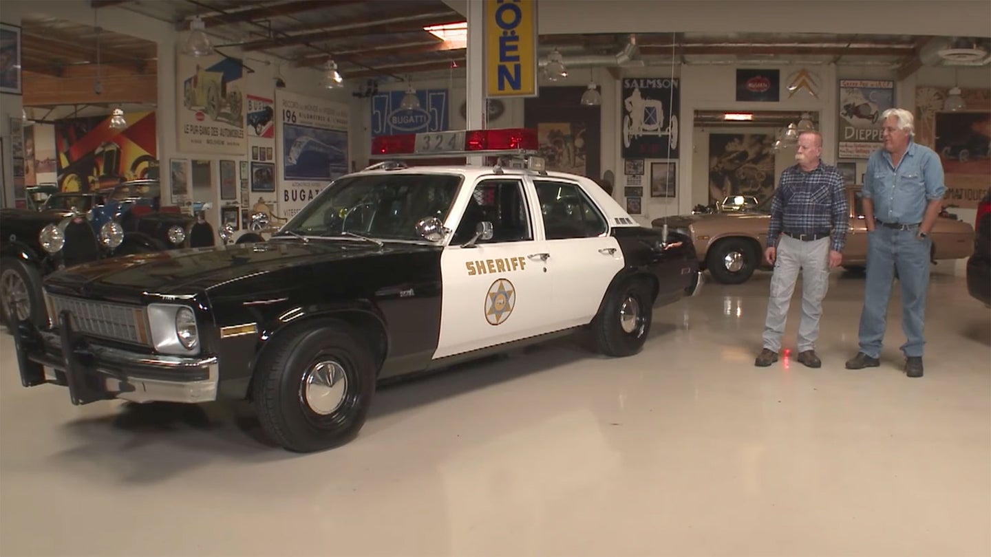 Ride Along with Jay Leno in an L.A. County Sheriff’s 1978 Chevy Nova 9C1