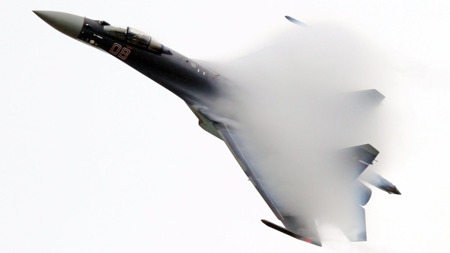 F-22 Raptors Have Intercepted Russian Su-35s Near Alaska For the First Time