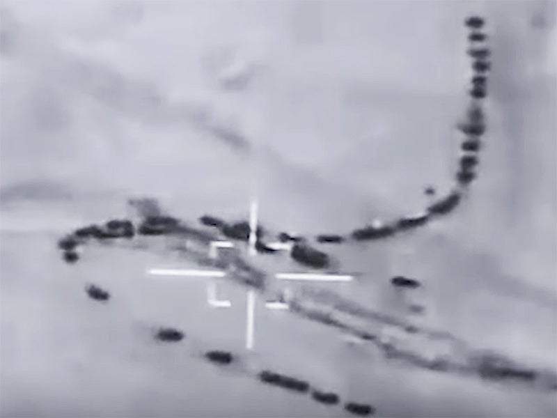 Russian Air Power In Syria Blasts Big ISIS Convoy Heading To Palmyra