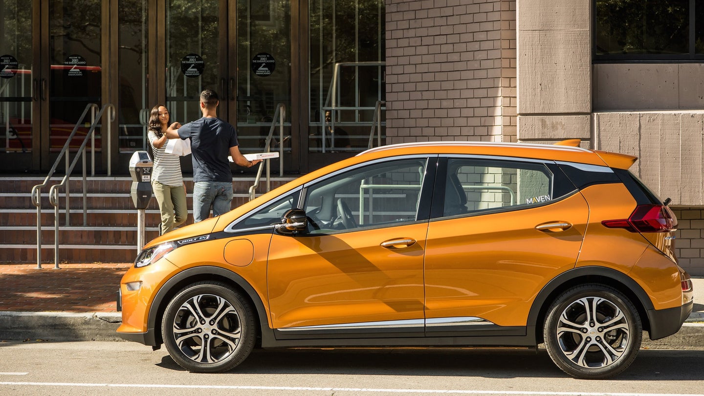GM&#8217;s Maven Adds New Chevy Bolt Car Sharing Service for the &#8216;Gig Economy&#8217;