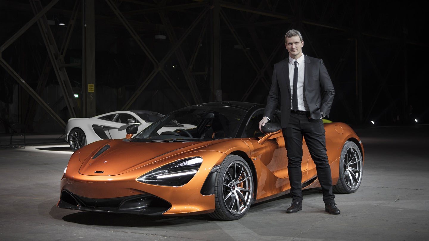 Robert Melville Named Design Director at McLaren Automotive