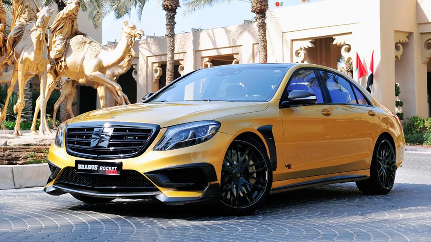 Is This Golden 900-HP Brabus-Tuned Mercedes S-Class Great, or Garbage?