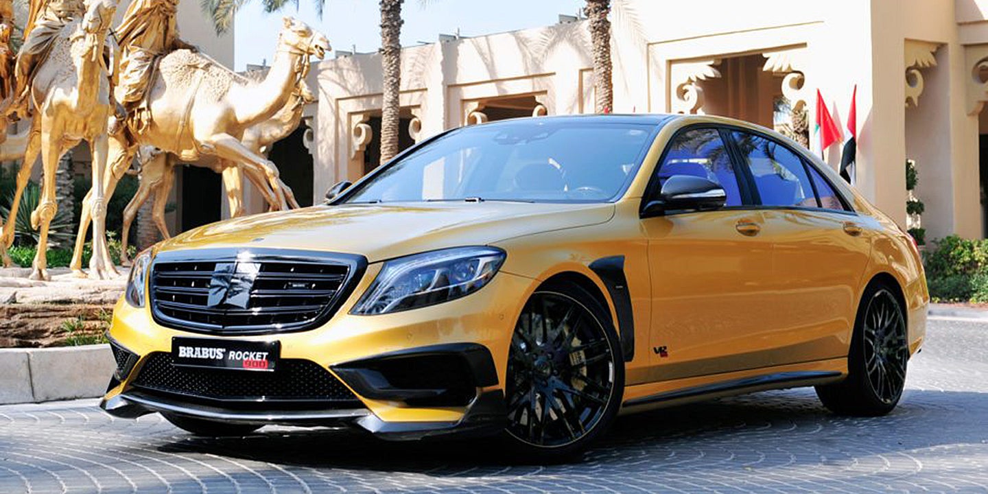 Is This Golden 900-HP Brabus-Tuned Mercedes S-Class Great, or Garbage?