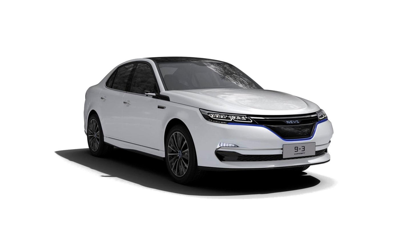NEVS Unveils Revamped, Electric Saab 9-3 for China