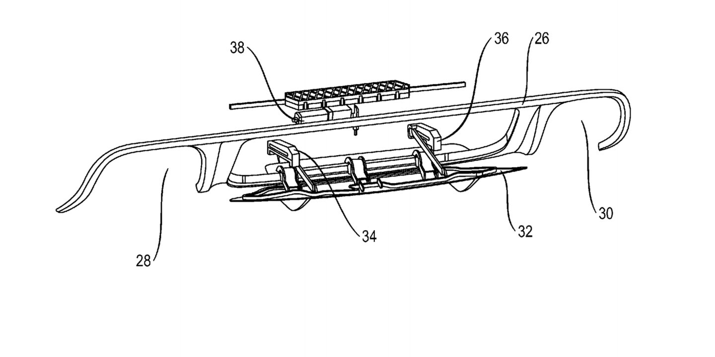 Porsche Patents Retractible Rear Diffuser