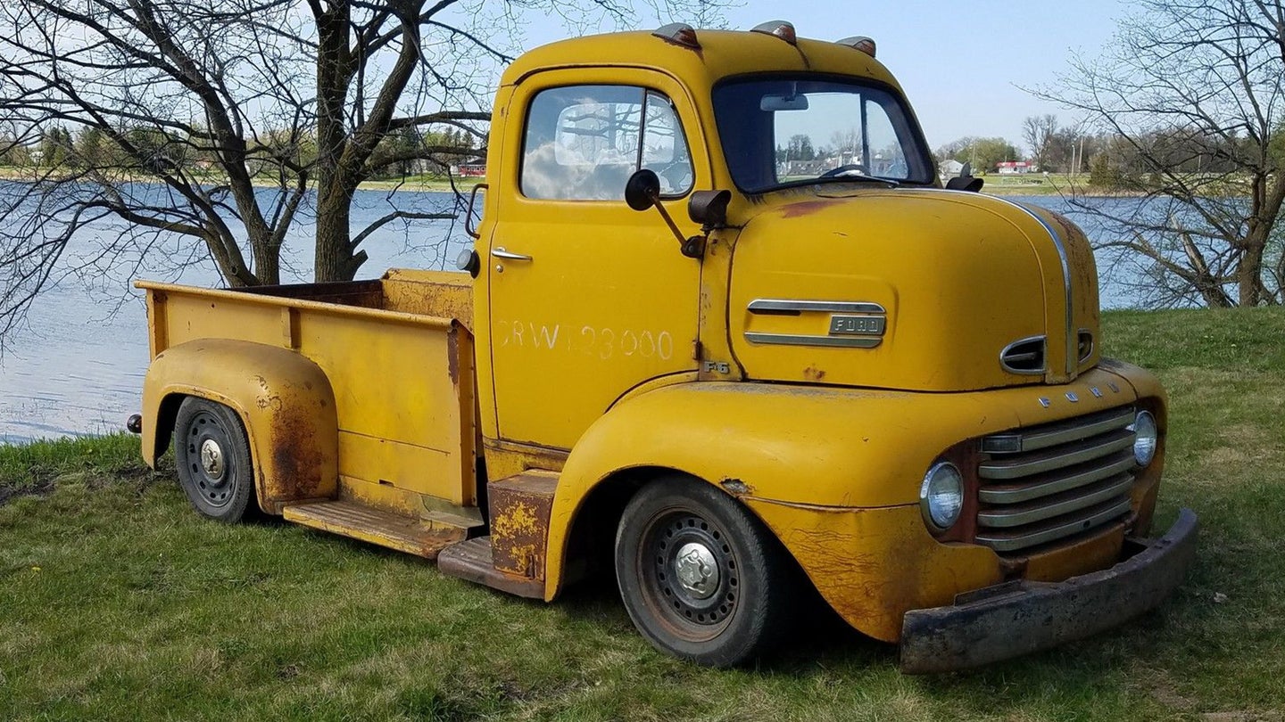 This 1948 Ford F-6 COE Truck Has Cop Car Underpinnings