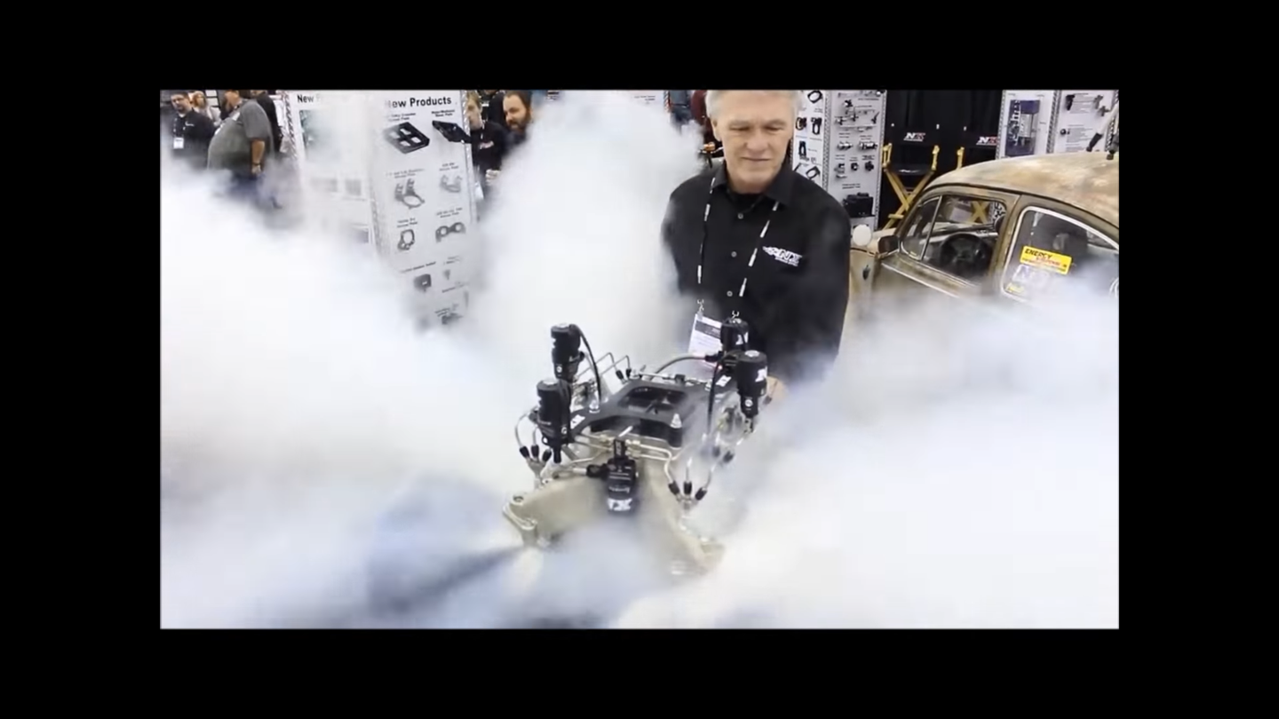 This Is What A 5,000-HP Shot of Nitrous Looks Like