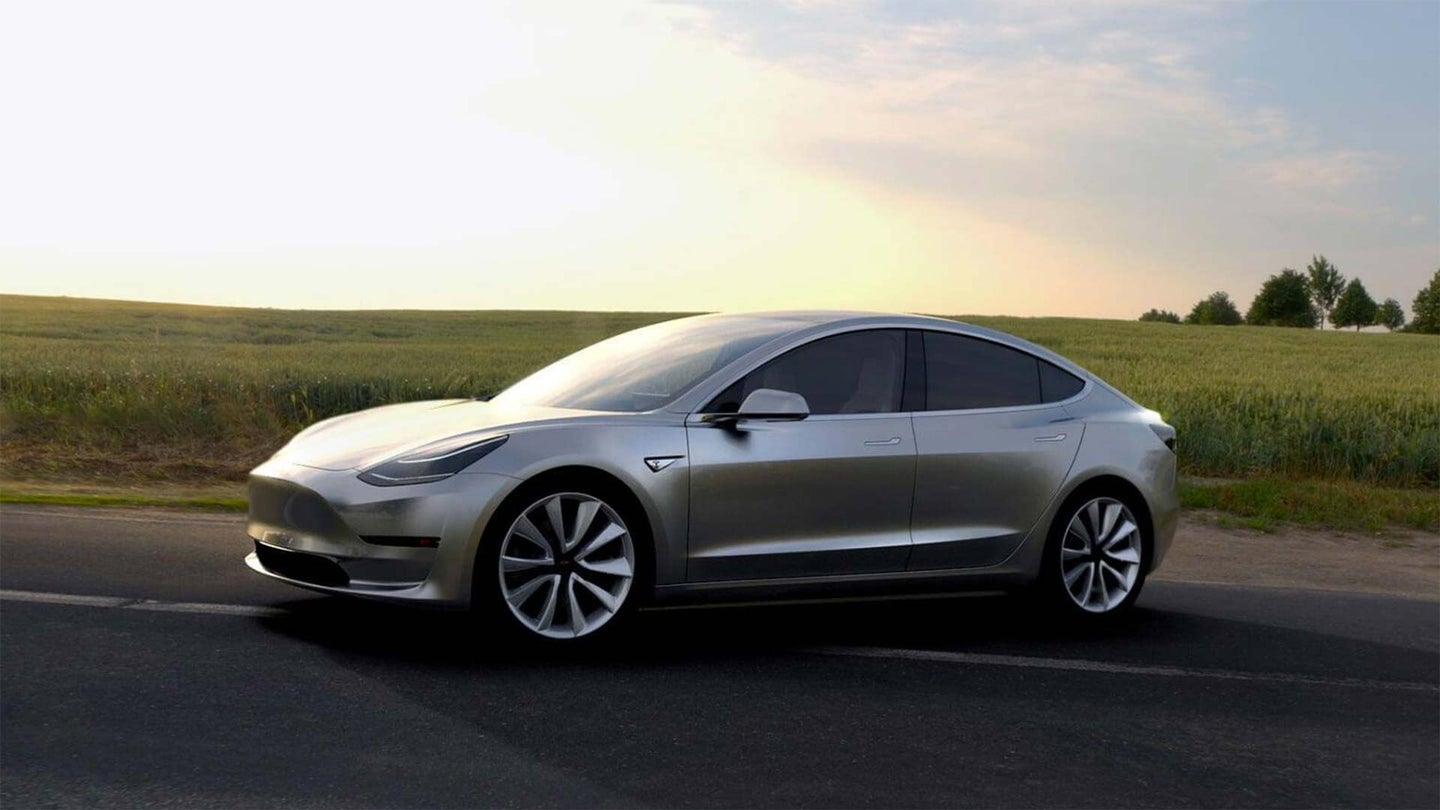 Tesla Model 3 Release Candidate Undergoes Performance Testing